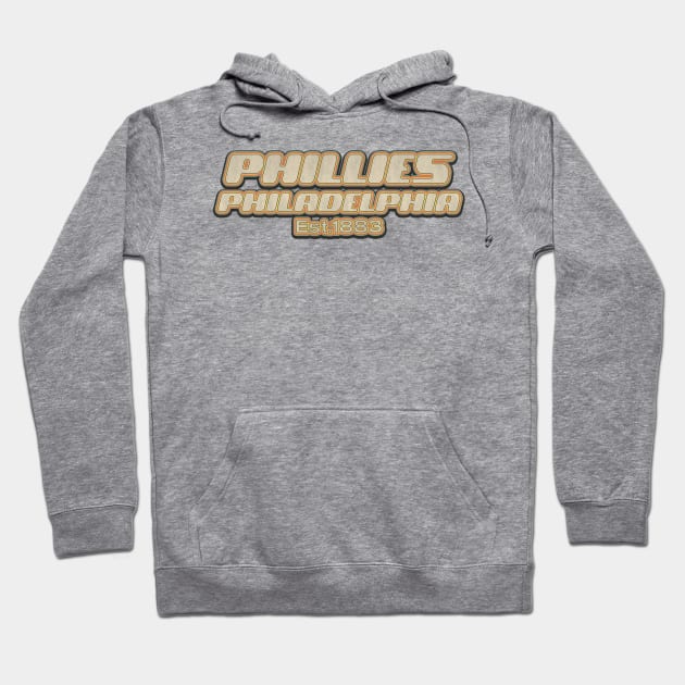 Philadelphia Phillies  / Old Style Vintage Hoodie by Zluenhurf